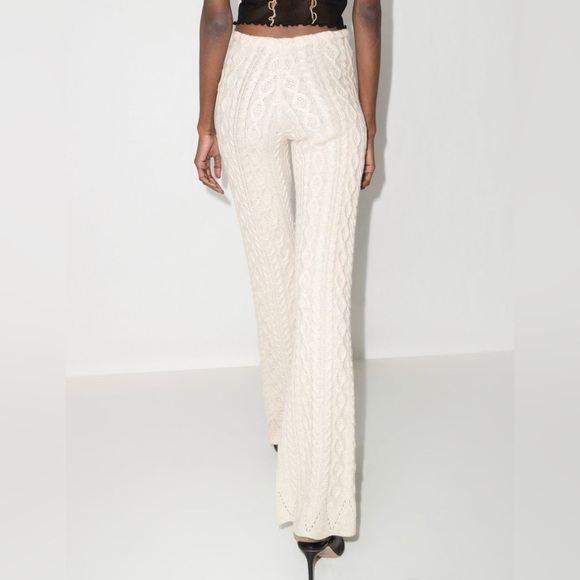 DANIELLE GUIZIO CABLE KNIT DRAWSTRING PANT - Picture 3 of 3